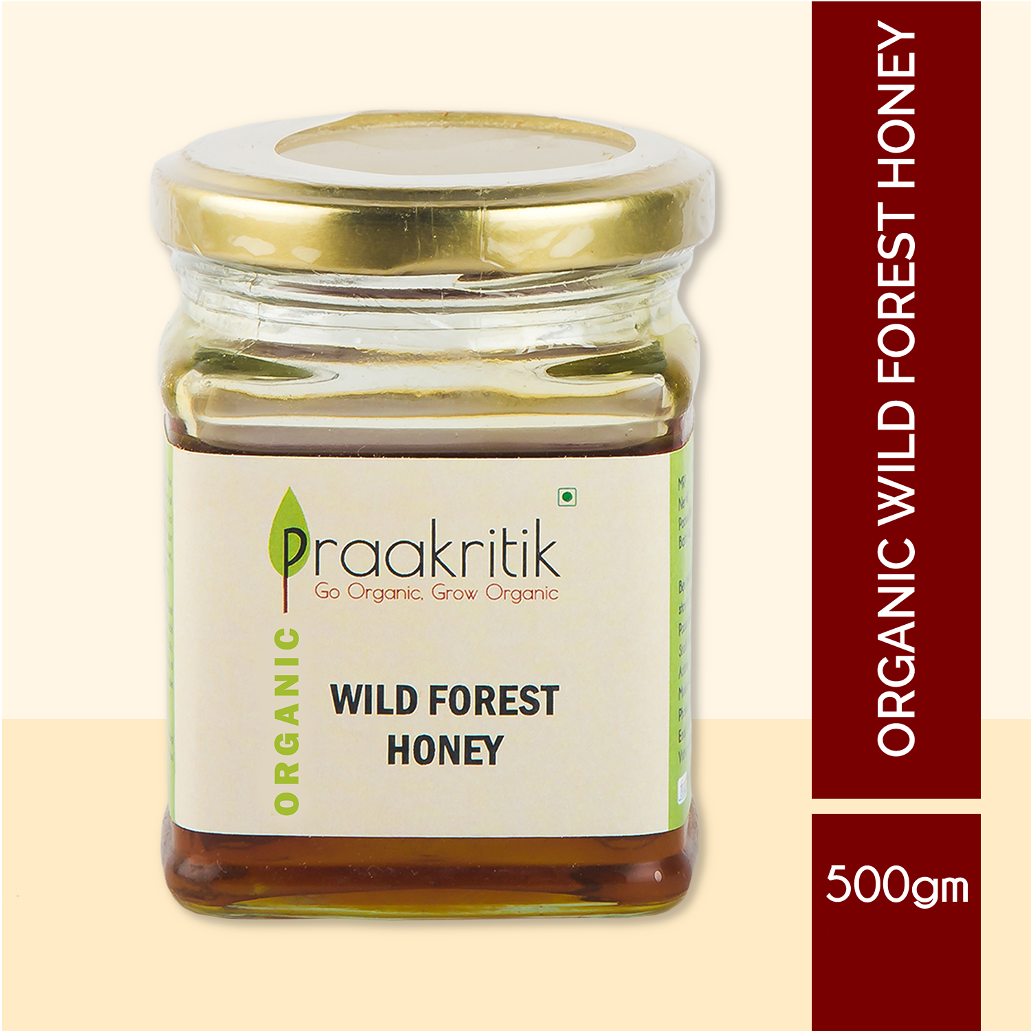 Organic Wild Forest Honey | 500 G | Praakritik